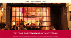 Desktop Screenshot of maxrestaurant.nl