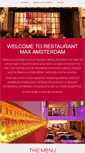 Mobile Screenshot of maxrestaurant.nl